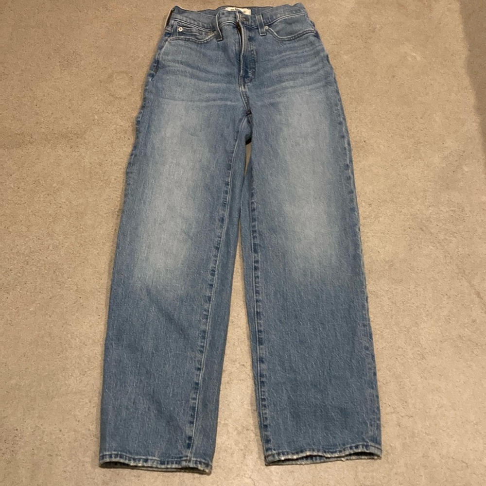 Madewell perfect vintage wide leg jeans - size 25